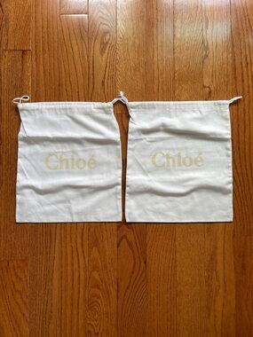 Chloe Cream Drawstring Dust Bag Set